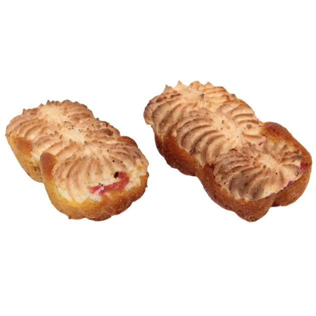 Кексы Макси Львенок с товорожным кремом и ежевикой