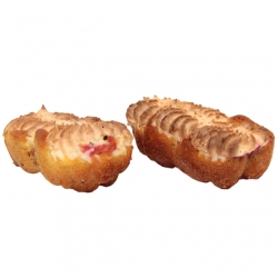 Кексы Макси Львенок с товорожным кремом и ежевикой